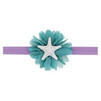 Joyas Para Niños Princesa Niños Tesoro Elástico Linda Estrella De Mar Cabeza Cuerda Sirena Diadema sku image 1