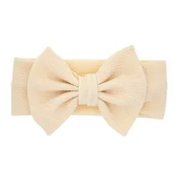 Children's Rabbit Ears Headband Baby Solid Color Bow Headband sku image 10