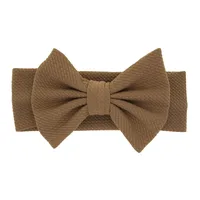 Children's Rabbit Ears Headband Baby Solid Color Bow Headband sku image 2