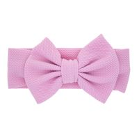 Children's Rabbit Ears Headband Baby Solid Color Bow Headband sku image 8