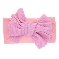 Moda Infantil Bowknot Orejas De Conejo Diadema De Nylon Recién Nacido Por Mayor sku image 9