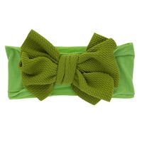 Moda Infantil Bowknot Orejas De Conejo Diadema De Nylon Recién Nacido Por Mayor sku image 5