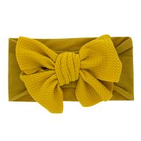 Moda Infantil Bowknot Orejas De Conejo Diadema De Nylon Recién Nacido Por Mayor sku image 8