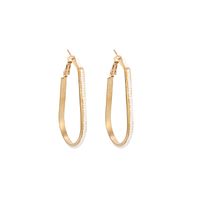 Mode Nouvelles Perles De Riz Géométriques En Forme De U Tissées À La Main Niche De Marée Pour Femmes Boucles D'oreilles De Style Ethnique Bijoux sku image 2