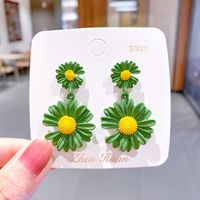 Korea's Hot Models Daisy Girl Simple Earrings Flower Earrings Wholesale Nihaojewelry sku image 41