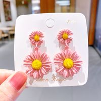 Les Modèles Chauds De La Corée Daisy Girl Boucles D&#39;oreilles Simples Boucles D&#39;oreilles Fleur En Gros Nihaojewelry sku image 44