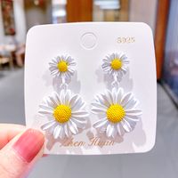 Korea's Hot Models Daisy Girl Simple Earrings Flower Earrings Wholesale Nihaojewelry sku image 50