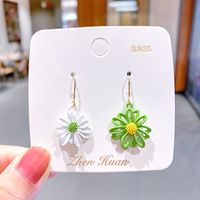 Korea's Hot Models Daisy Girl Simple Earrings Flower Earrings Wholesale Nihaojewelry sku image 6