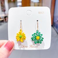 Korea's Hot Models Daisy Girl Simple Earrings Flower Earrings Wholesale Nihaojewelry sku image 10