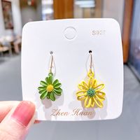 Korea's Hot Models Daisy Girl Simple Earrings Flower Earrings Wholesale Nihaojewelry sku image 11