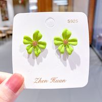 Korea's Hot Models Daisy Girl Simple Earrings Flower Earrings Wholesale Nihaojewelry sku image 38