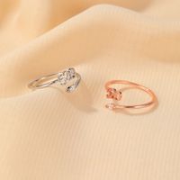 Korea New 520  Simple Opening Adjustable Ring Couple Ring Wholesale main image 5