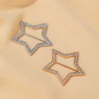 Five-pointed Star Waist Buckle Corner Knotted Simple Shirt Corner Buckle Star Button Wholesale Nihaojewelry main image 6