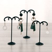 Wrought Iron Earrings Jewelry Display Stand Three Piece Set  Wholesale main image 1