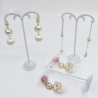 Wrought Iron Earrings Jewelry Display Stand Three Piece Set  Wholesale main image 5