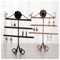 Direkt Ab Werk Lieferung Drei Schicht Iger Fischgräten-ohrring-rahmen Ohrring-regal Schmuck-display-rack Ohrring-rack Schmuck-aufbewahrung Regal main image 6