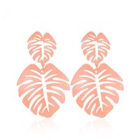 Fashion Bohemian Exaggerated Leaf Wild Earrings For Women main image 5