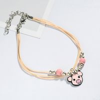 New Cartoon Cute Multi-layer Animal Student Hand Ornaments Simple Bracelet For Couple Hand Rope Wholesale sku image 7