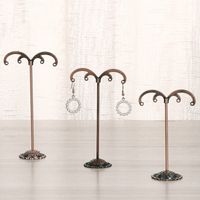 Wrought Iron Earrings Jewelry Display Stand Three Piece Set  Wholesale sku image 3