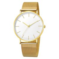 Fashion Ultra-thin Quartz Mesh Strap Watch Simple Scale Quartz Men's Business Watch Wholesale main image 6