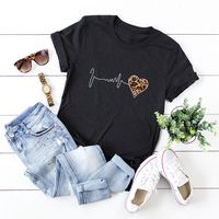 Women's Short Sleeve T-shirts Printing Casual Fashion Printing main image 3