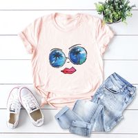 Women's Short Sleeve Printing Casual Fashion Printing main image 4