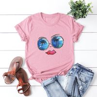 Women's Short Sleeve Printing Casual Fashion Printing sku image 13