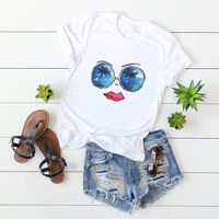 Women's Short Sleeve Printing Casual Fashion Printing sku image 18