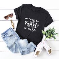 Mujeres Manga Corta Camisetas Impresión Casual Moda Impresión sku image 5