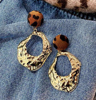925 Argent Aiguille Mode Boucles D&#39;oreilles En Métal Irrégulier Exagérées En Gros Nihaojewelry main image 3