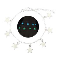Hot Selling Simple Five-pointed Star Fluorescent Fashion Luminous Love Bracelet main image 1