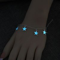 Hot Selling Simple Five-pointed Star Fluorescent Fashion Luminous Love Bracelet main image 5