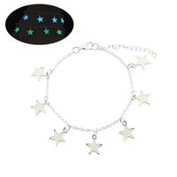 Hot Selling Simple Five-pointed Star Fluorescent Fashion Luminous Love Bracelet main image 6