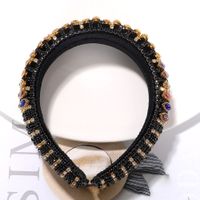 New Ethnic Style Creative Fashion Color Transparent Rhinestone Inlaid Ladies Headband Wholesale Nihaojewelry main image 4