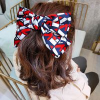 Red Big Bow Spring Clip Cute Hairpin Sweet Top Clip Hairpin Wholesale Nihaojewelry main image 4