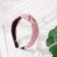 Korean Sweet  Cute  Simple Polka Dots Headband  Wholesale main image 4