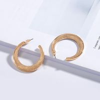 Hot Sale Korea C-shaped Circle Earrings Wholesale Nihaojewelry main image 3