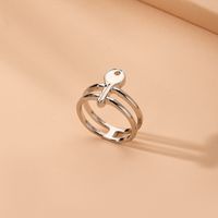 Simple Style Key Ring Minimalist Geometry Rings Wholesale Nihaojewelry main image 3