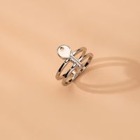 Simple Style Key Ring Minimalist Geometry Rings Wholesale Nihaojewelry main image 5