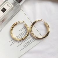 Fashion Exaggerated New Simple Circle Earrings Metal Sequin Jewelry Earrings For Women main image 6