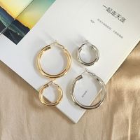 Fashion Exaggerated New Simple Circle Earrings Metal Sequin Jewelry Earrings For Women main image 3