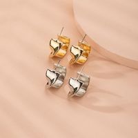 Korea Simple Style Metal  Geometric Trend Earrings Wholesale Nihaojewelry main image 5