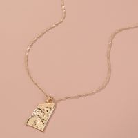 Fashion New Accessories Happy Family Of Three Characters Geometric Retro Wild Necklace For Women main image 5