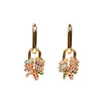 Boucles D&#39;oreilles Diamant Arc-en-ciel En Gros Nihaojewelry main image 1