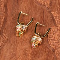 Rainbow Diamond Pendant Earrings Wholesale Nihaojewelry main image 5