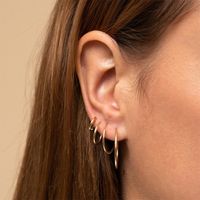 Pendientes De Accesorios De Moda Geométrica De Acero Inoxidable Para Mujer main image 1