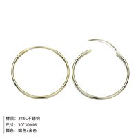 Fashion Stainless Steel Geometric Set Accessories Earrings For Women main image 3