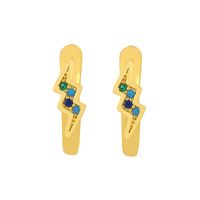 Fashion C-shaped Snake-shaped Sharp Ear Clip Copper Butterfly Earrings For Women sku image 13
