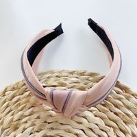 Fashion Hot Sale Korean Wide-brimmed Fabric Knotted Headband Style Simple Headband  Wholesale Nihaojewelry sku image 2