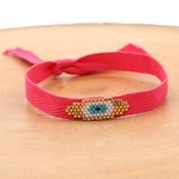 Bracelet En Étoile Tissé À La Main Avec Perles De Riz En Ruban De Style Ethnique Bohème sku image 10